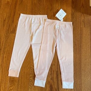 Burt’s Bees Baby Organic Cotton Pants size 24 months Bundle of 2 pair New w/Tags